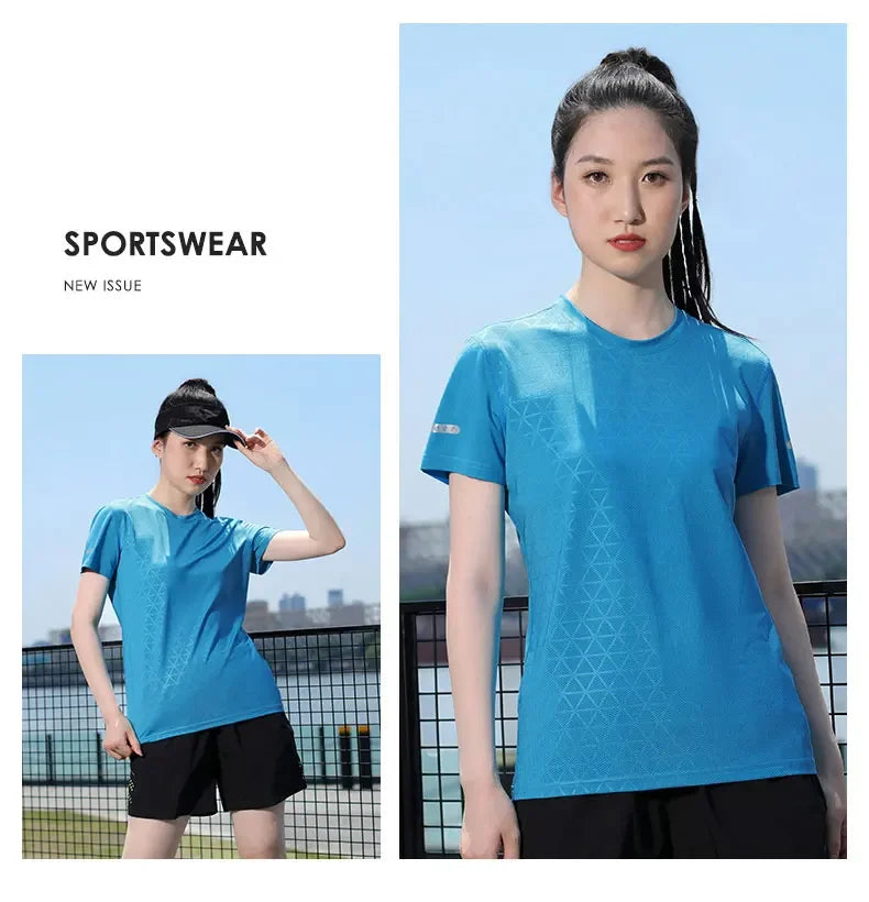 Men's Sports Gym Quick Dry Fit Workout Yoga  Breathable Short Sleeves T-Shirt