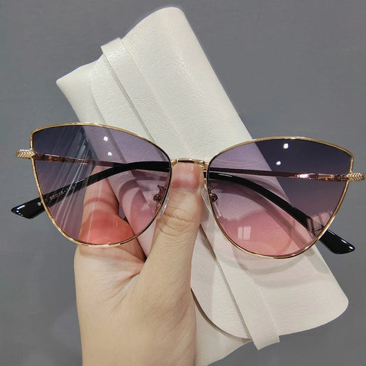 Women's Vintage Cat Eye Frame Sunglasses