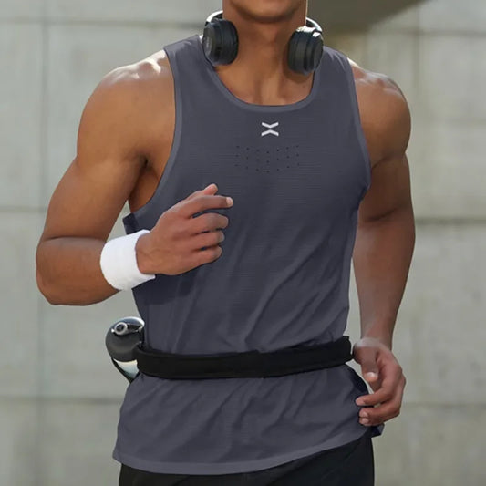 Men's Summer Sleeveless Tank Top Sportswear Gym Sports Vest