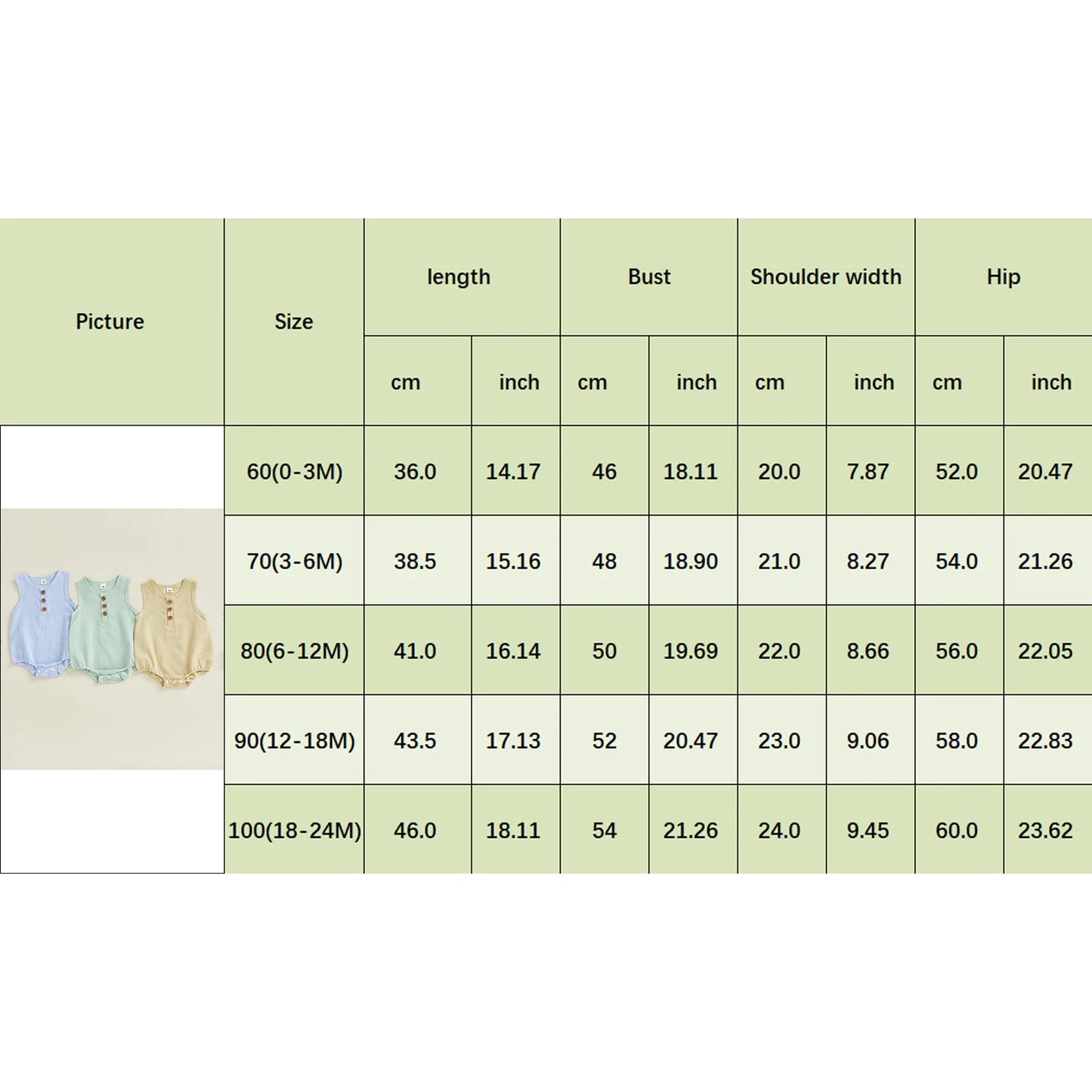 Baby Romper - Plaid Button-Down Sleeveless Jumpsuit (Unisex)