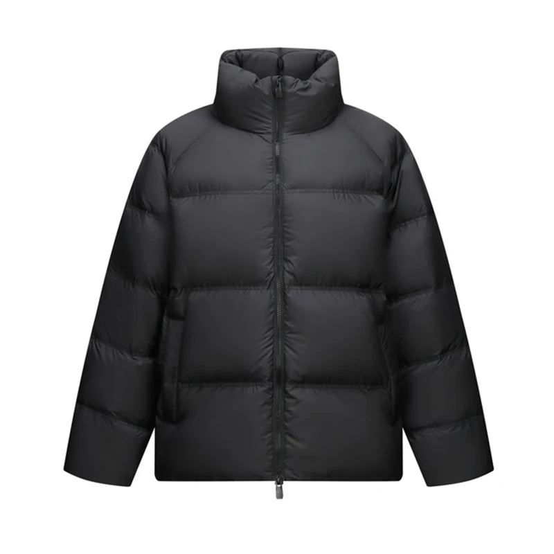 Unisex Lightweight Down Puffer Jacket - Three-Proof Thermal Winter Coat