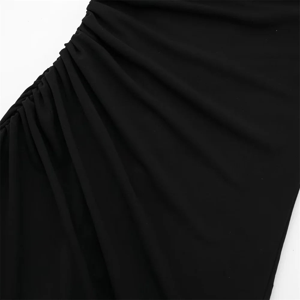Pleated Maxi Dress
