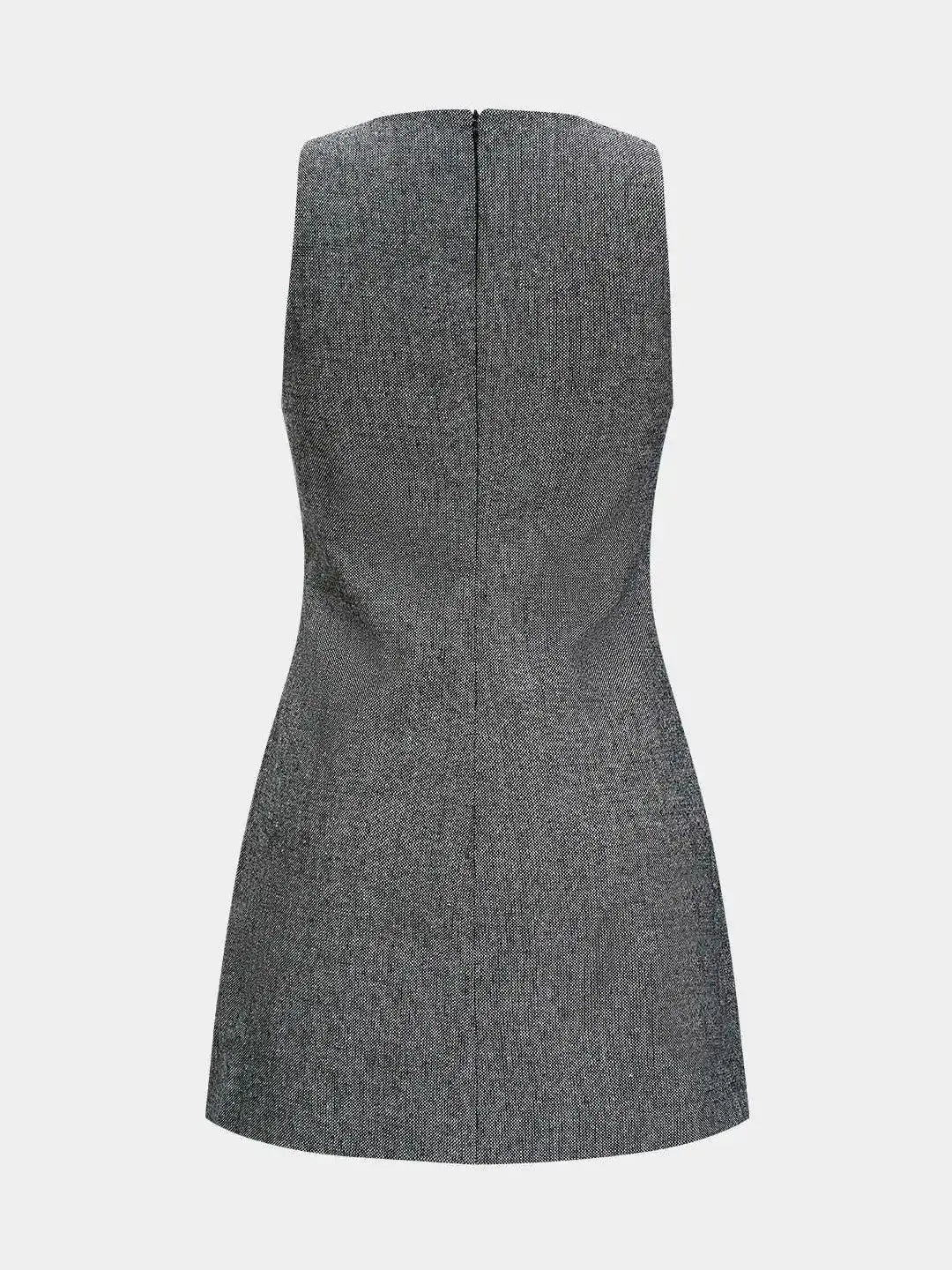 Women's Cut Out Buckle Sleeveless Mini Dress