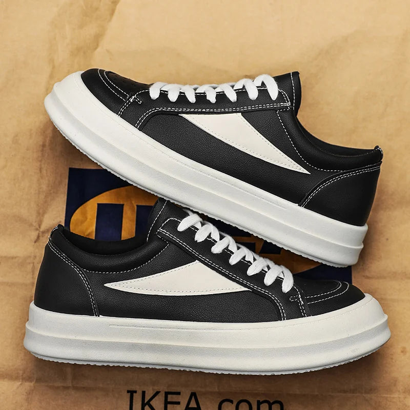 Men's Casual Sneakers - Personalized Design Skateboard Running Trainers