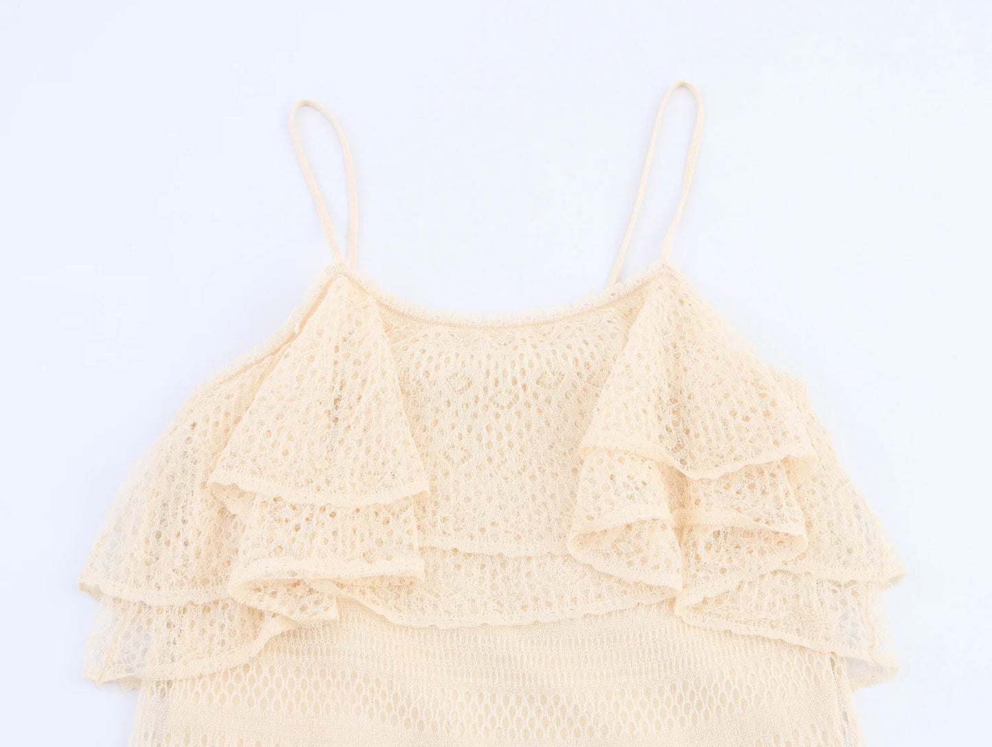 Jacquard Mesh Knit Dress