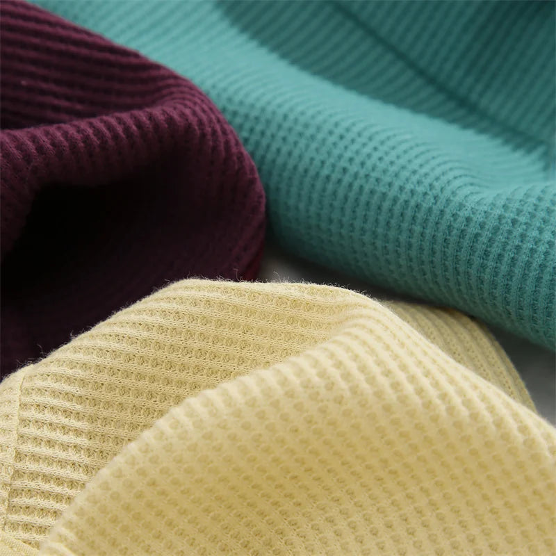 Women's Cotton Brazilian Panties 3-Piece Set - Waffle Style Underwear