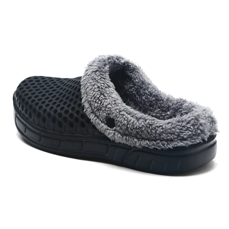 Plush Warm Slippers - Soft Non-Slip Indoor Home Slides