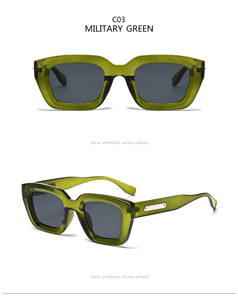 Women's Retro  Square Frame Sunglasses
