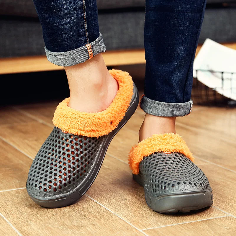 Plush Warm Slippers - Soft Non-Slip Indoor Home Slides