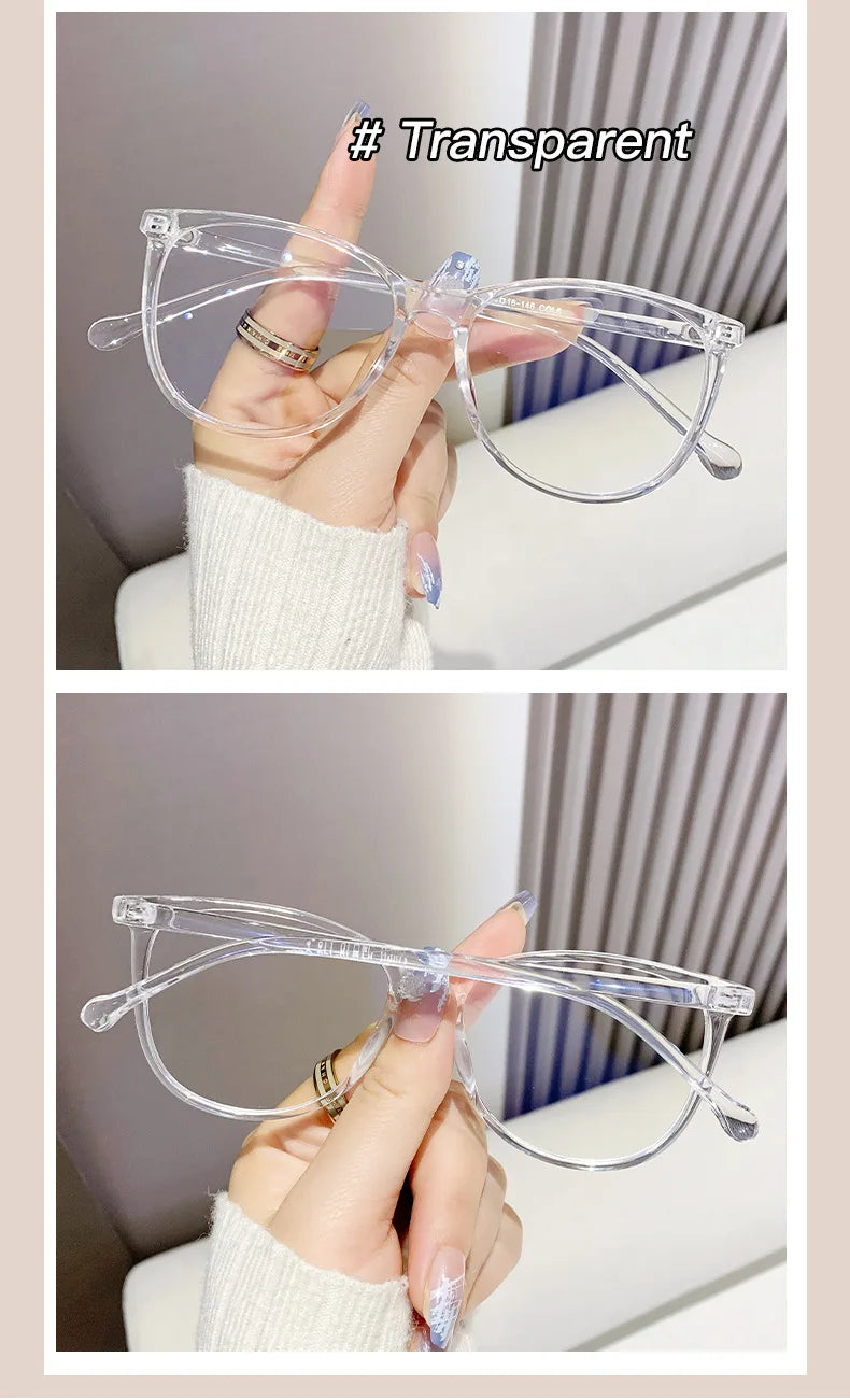 Retro Transparent Fashion Glasses - Anti Blue Light Eyeglass Frame