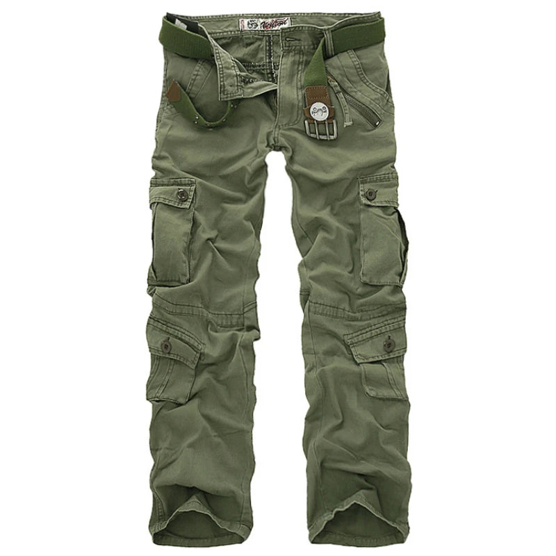 Men's Cargo Pants Camouflage Trousers Military Pants ( No Belt)