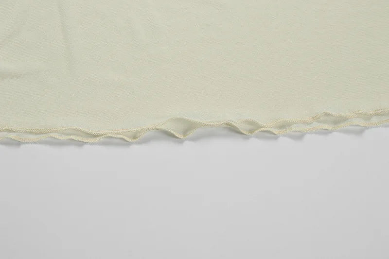 Women's Sleeveless Split Maxi Dress - Draped Backless Mesh Slip Dress