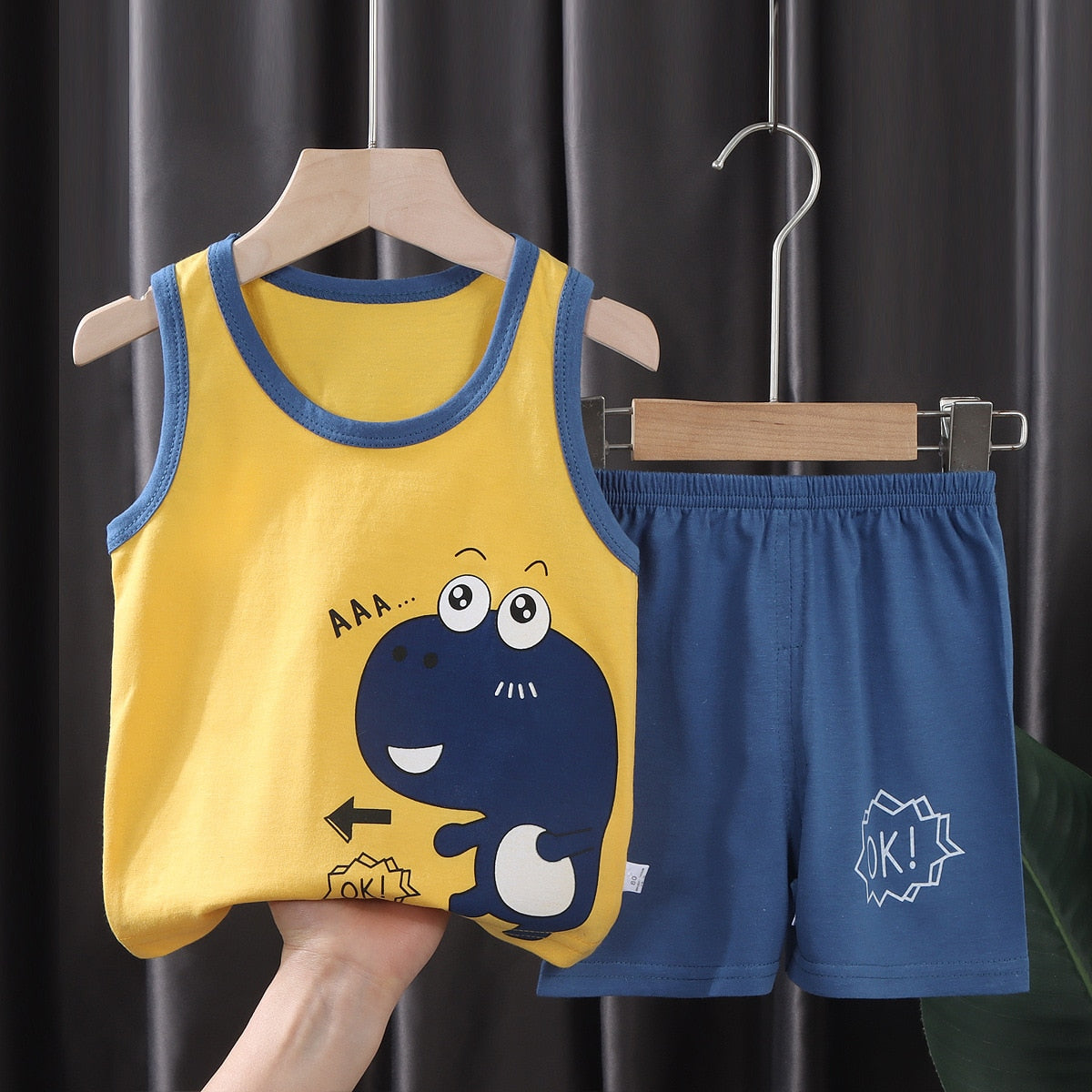 2PCS Children's Boy's Vest Set