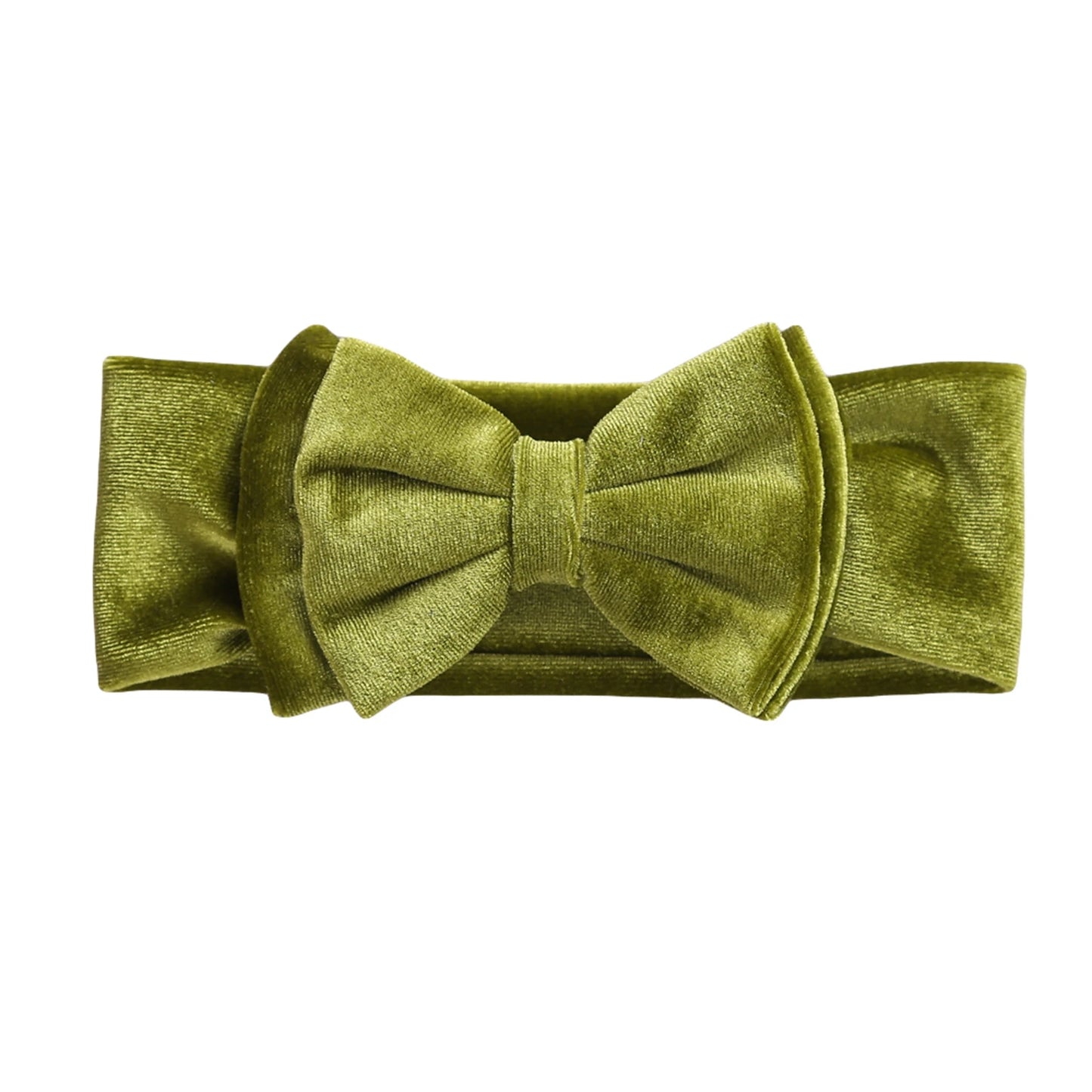 Toddler Baby Girls Bow Headbands Soft Stretchy Velvet Hairbands Hair Accessories