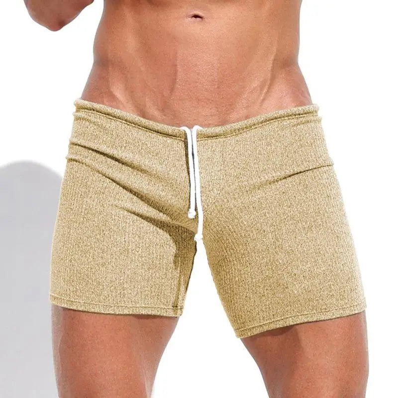 Men's Casual Shorts Breathable Drawstring Board Fitness Shorts