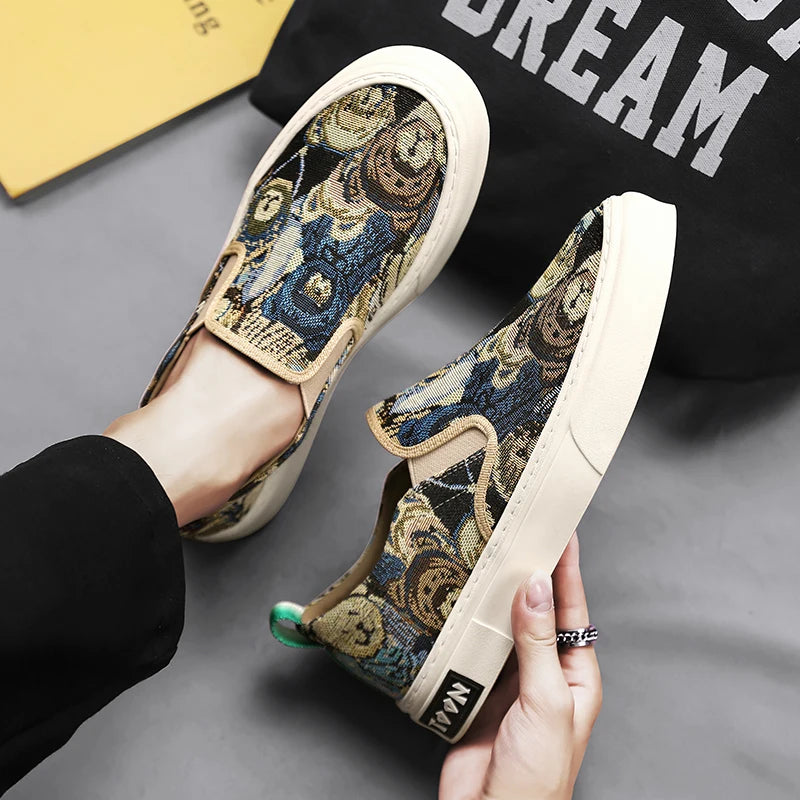Men's Casual Slip-on Canvas Shoes