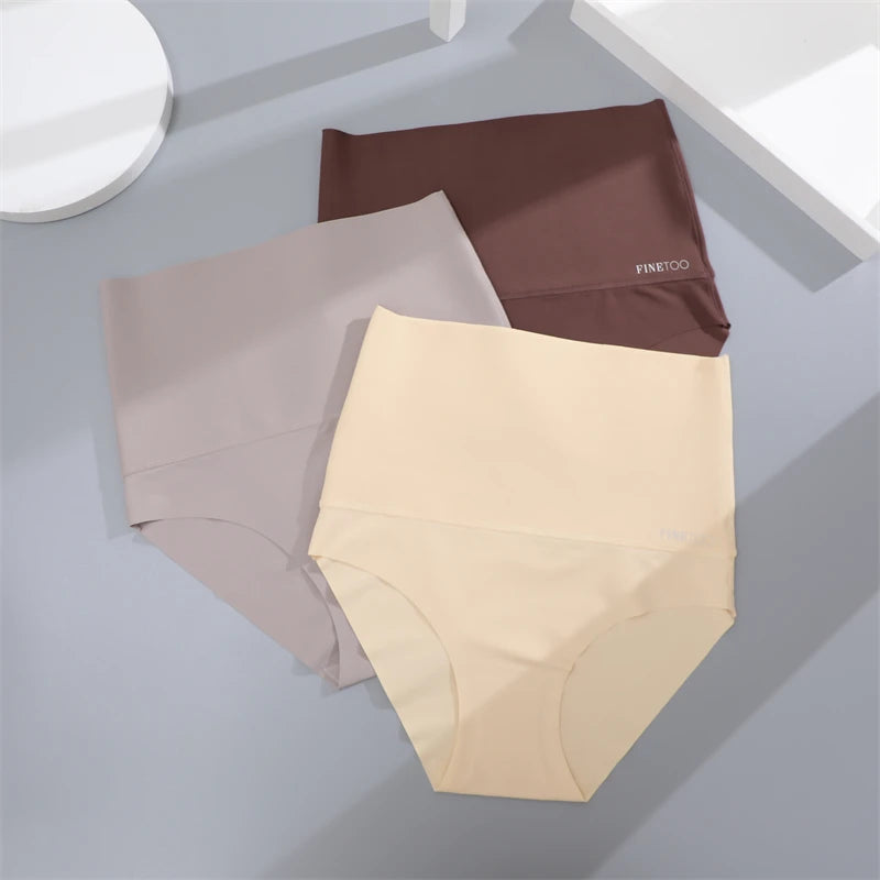 Women's Seamless High Waist Shaping Underwear - Tummy Control & Hip Lifting Brief