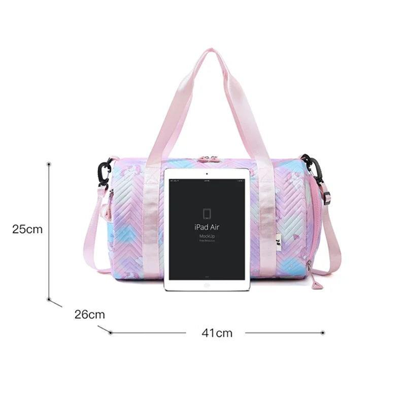 Unicorn Mom Bag 41*26*25cm Diaper Bags for Baby Nappy Bag Maternity Bag Multifunctional Yoga Sport Gym Bag