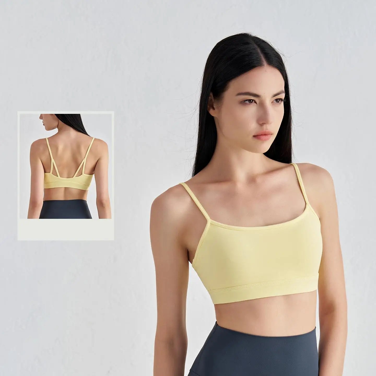 Kitten Ears Yoga Bra Top - Removable Pads & Adjustable Straps