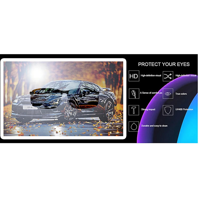 Cycling Sunglasses - UV400 Polarized Photochromic Bike Goggles