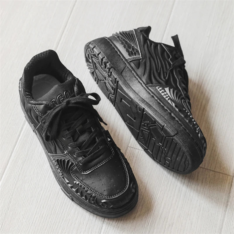 Men's Casual Platform Trainers Sneakers