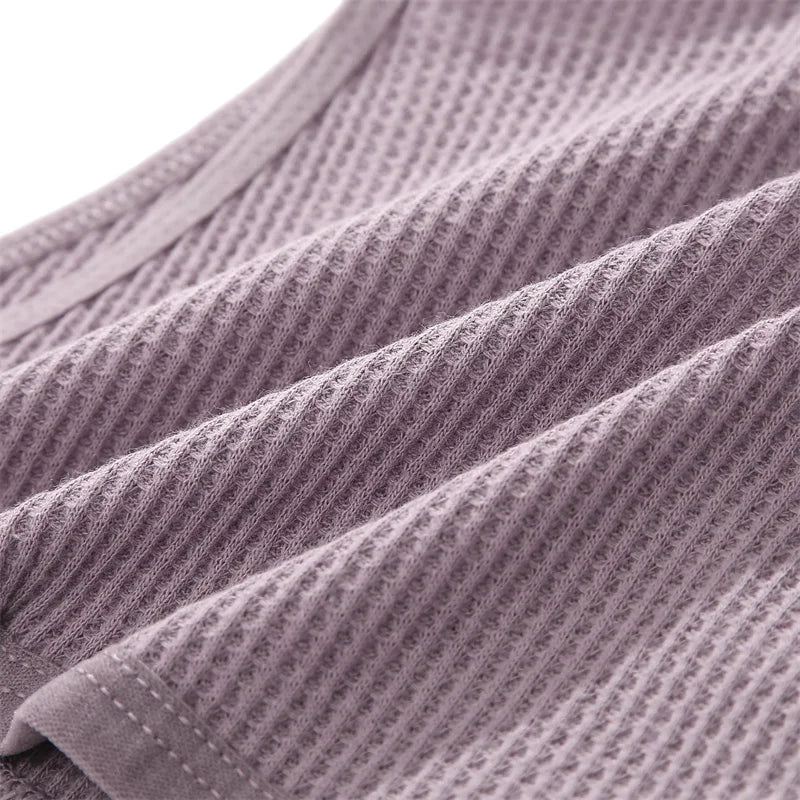 Women's Cotton Brazilian Panties 3-Piece Set - Waffle Style Underwear