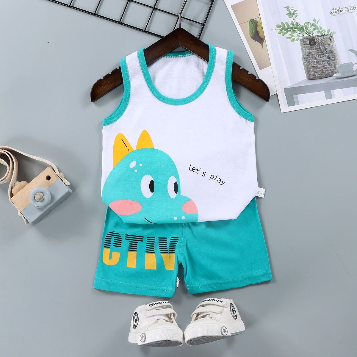 2PCS Children's Boy's Vest Set