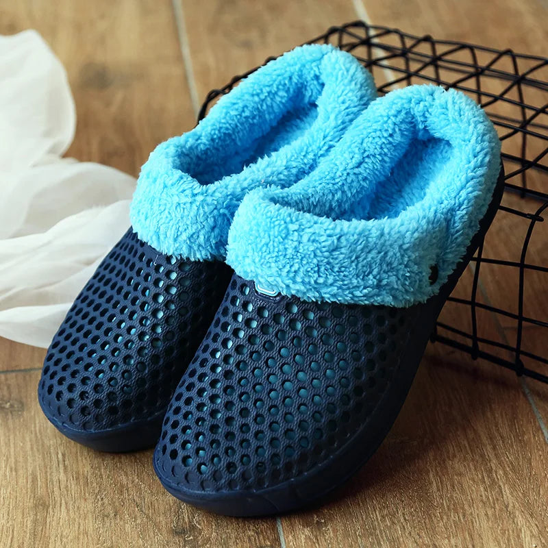 Plush Warm Slippers - Soft Non-Slip Indoor Home Slides