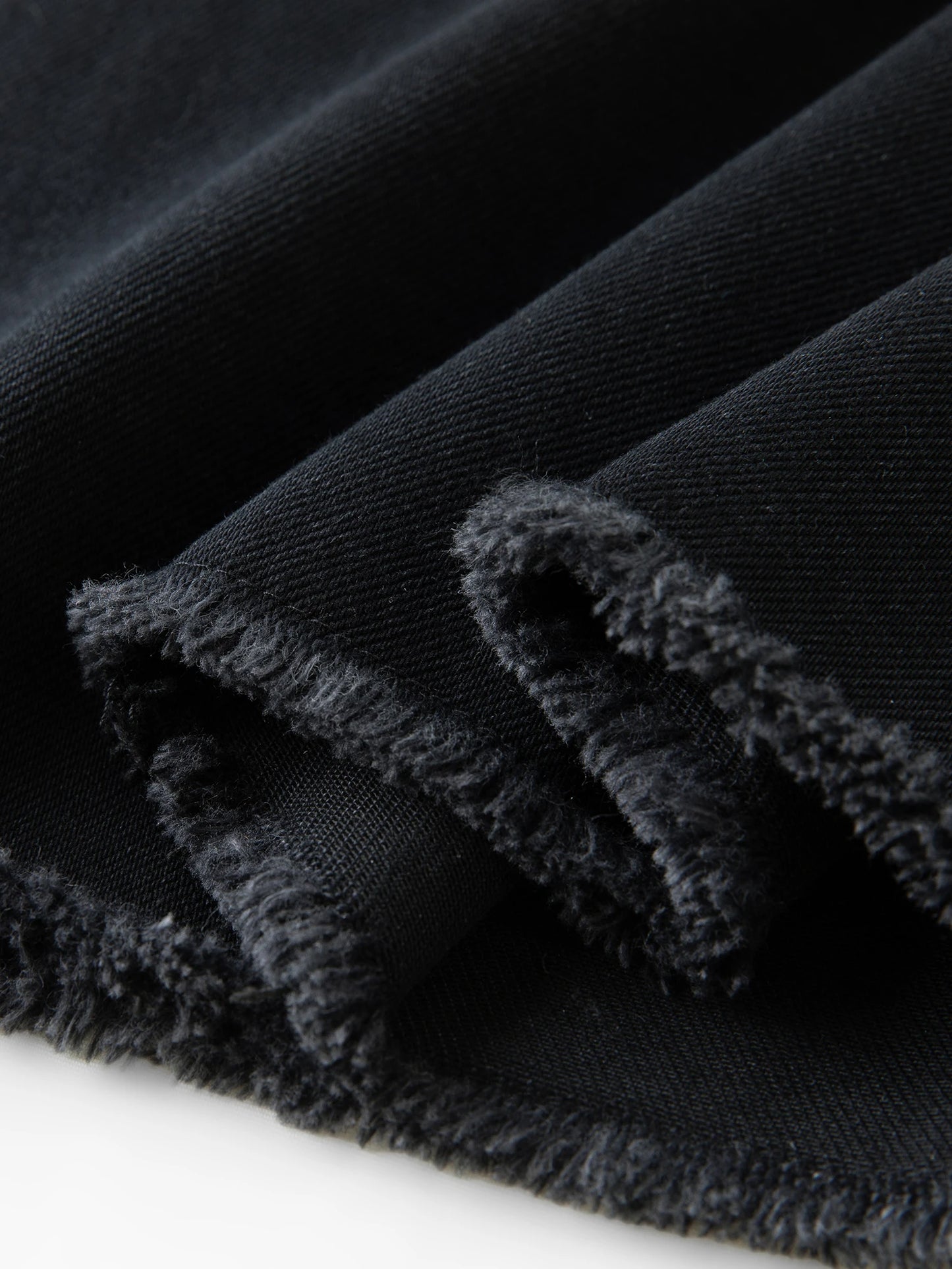 Black Denim Skirt High Waist Slimming Long Midi Skirt