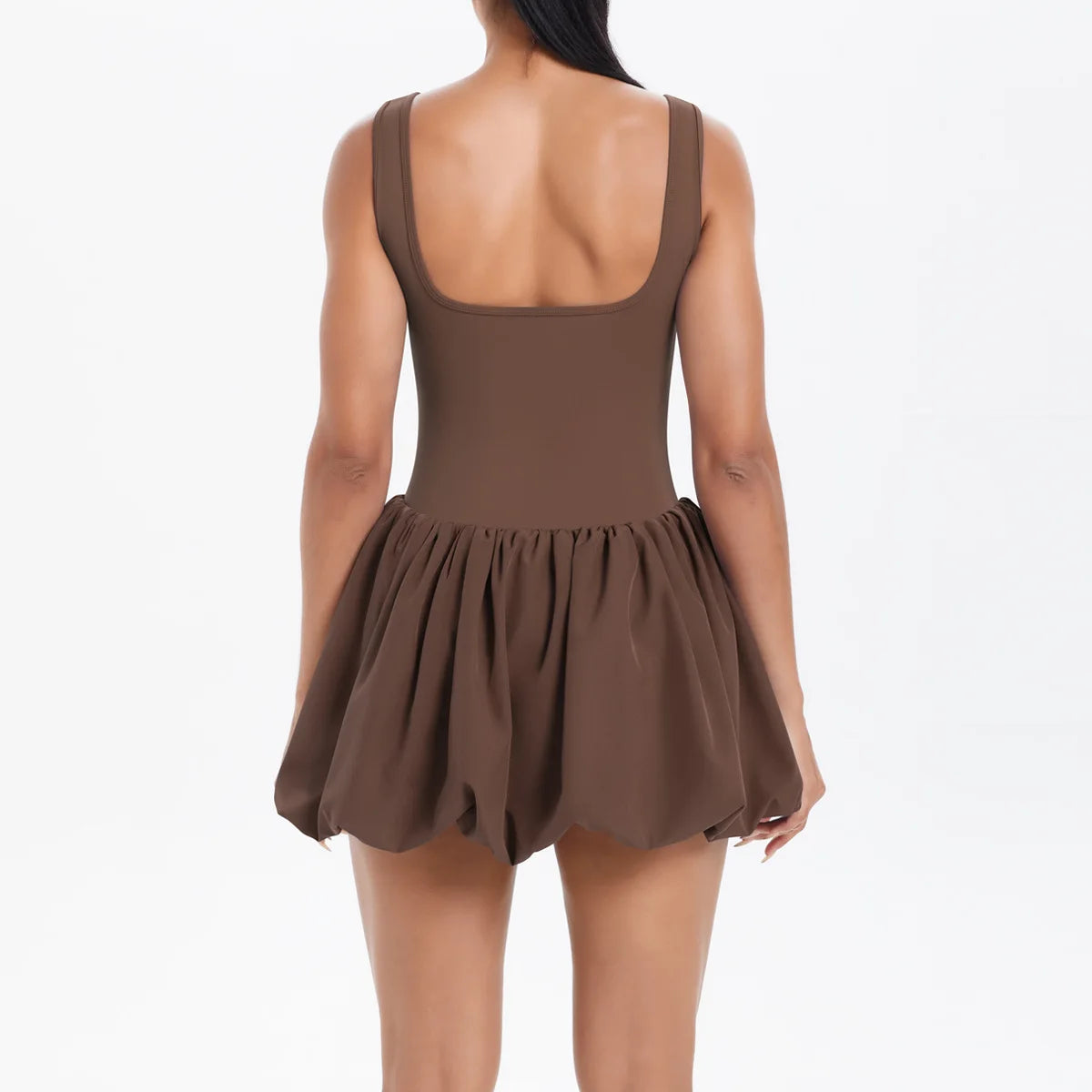 Women's One Piece Tennis Dress - Summer Quick Dry Pocket Athletic Skirt