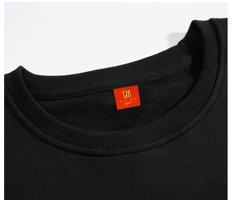 Snake Embroidery Crew Neck Sweater