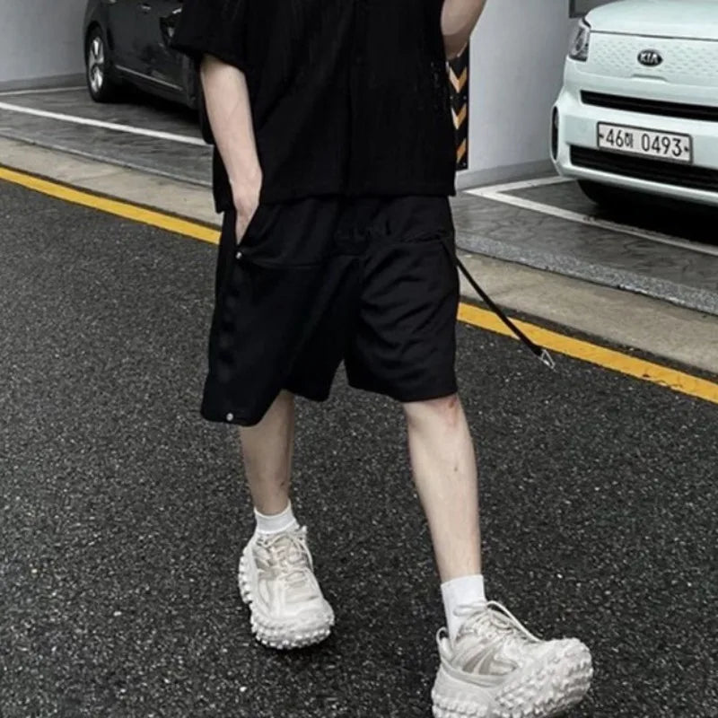 Men's Mesh Basketball Shorts - Breathable Sports Shorts