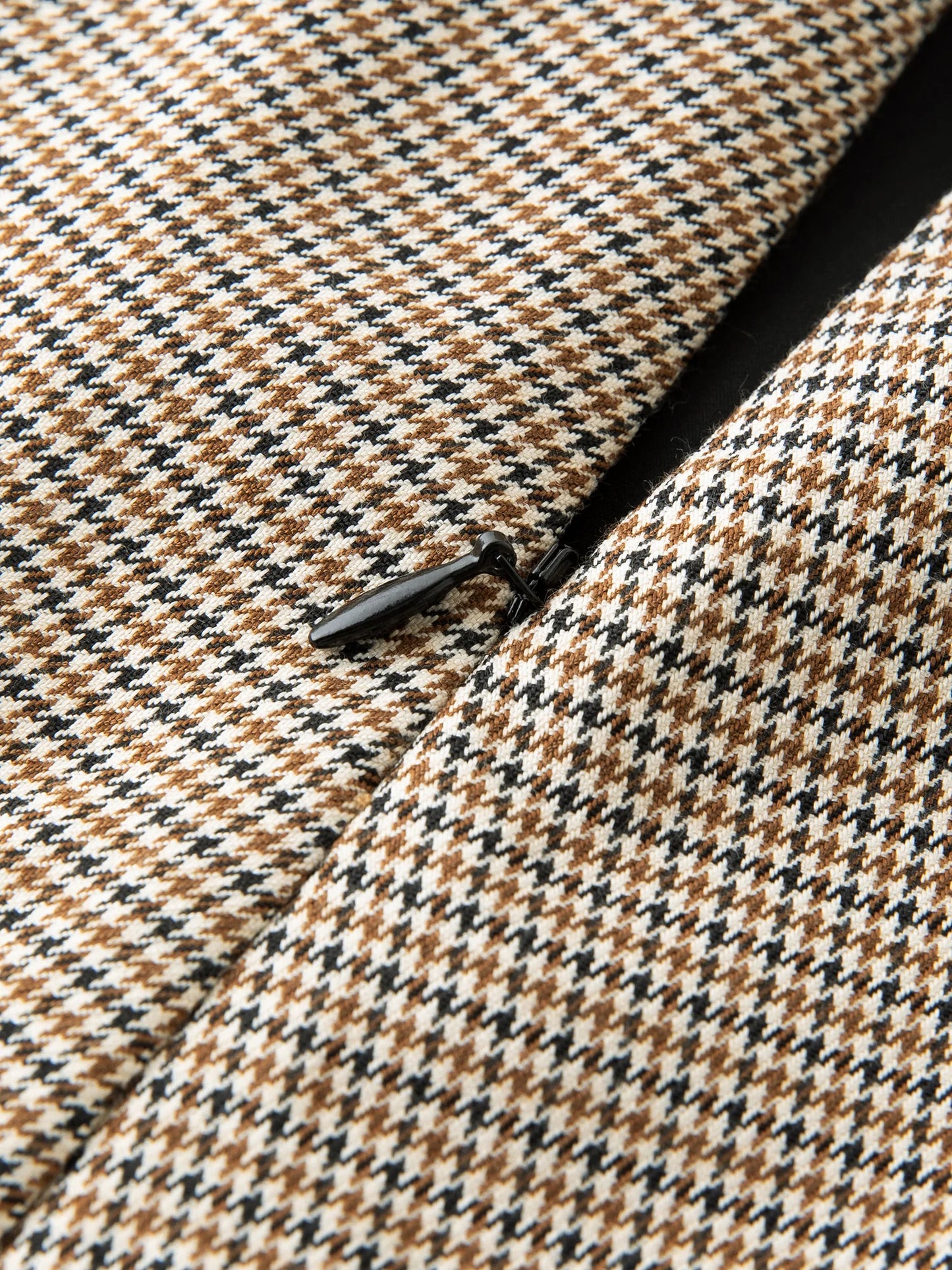 Blue Plaid Shirt & Navy Skirt Set - Long Sleeve Two-Piece