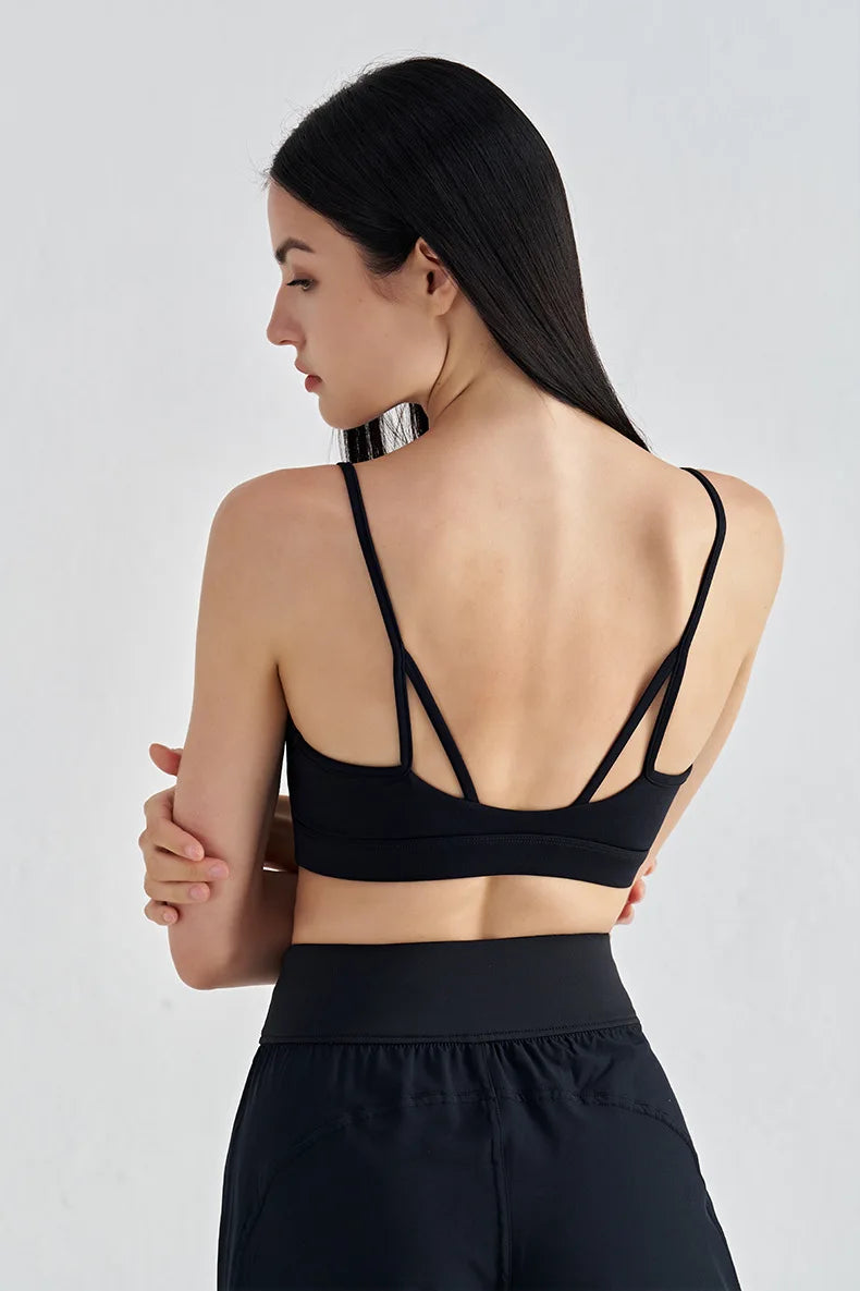 Kitten Ears Yoga Bra Top - Removable Pads & Adjustable Straps