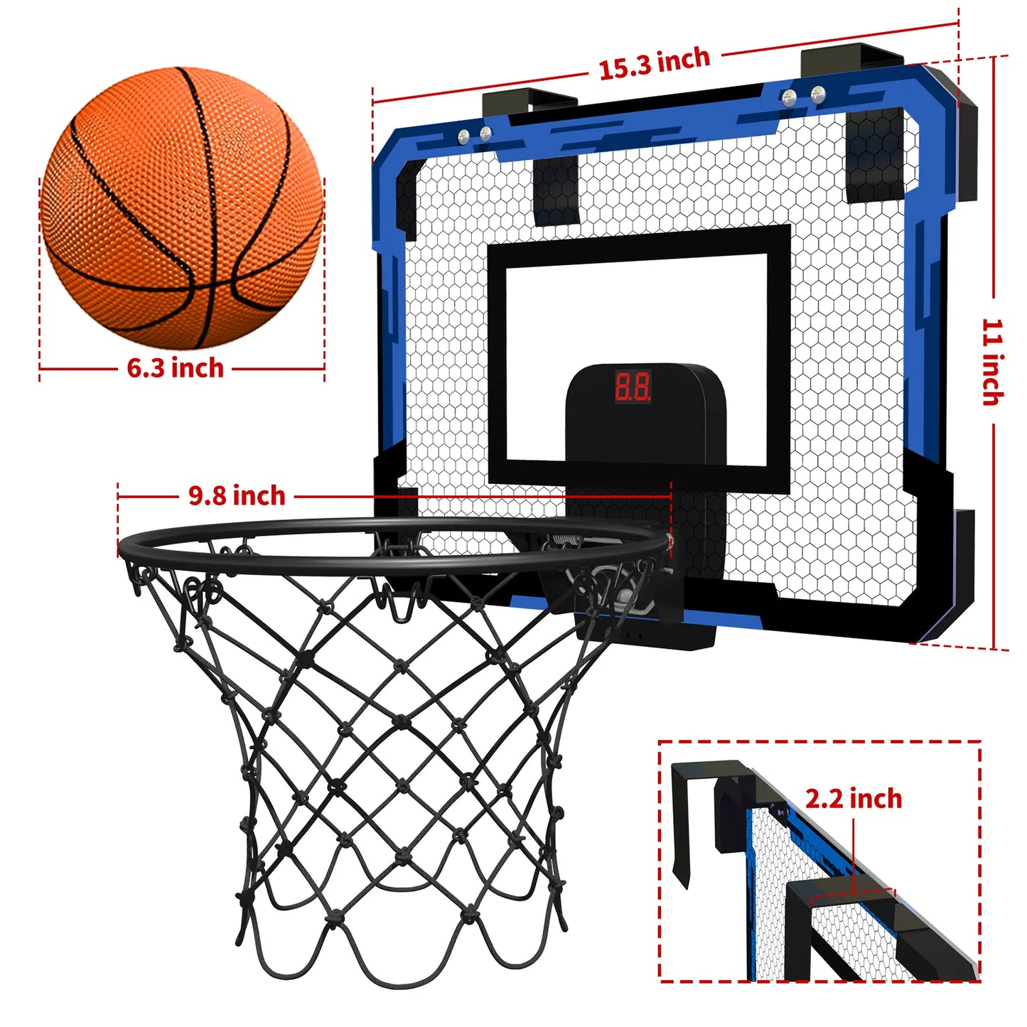 Children's Foldable Basketball Hoop (Indoor and Outdoor)