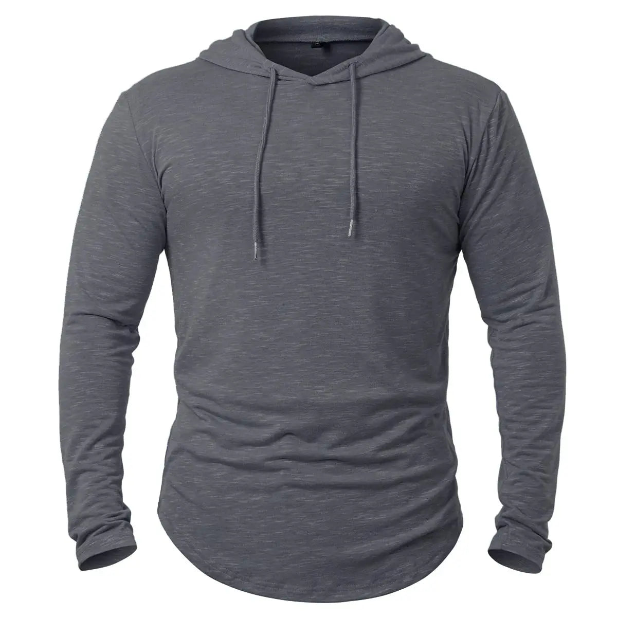 Men's Hooded Sweatshirt - Solid Colour Loose Fit Streetwear Hoodie