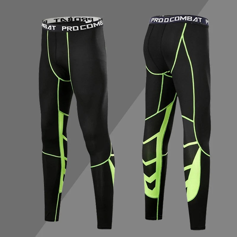 Men's Compression Sweatpants Tights Sport Pants for Gym Fitness Running Joggings Workout Trousers Dry Fit Leggings