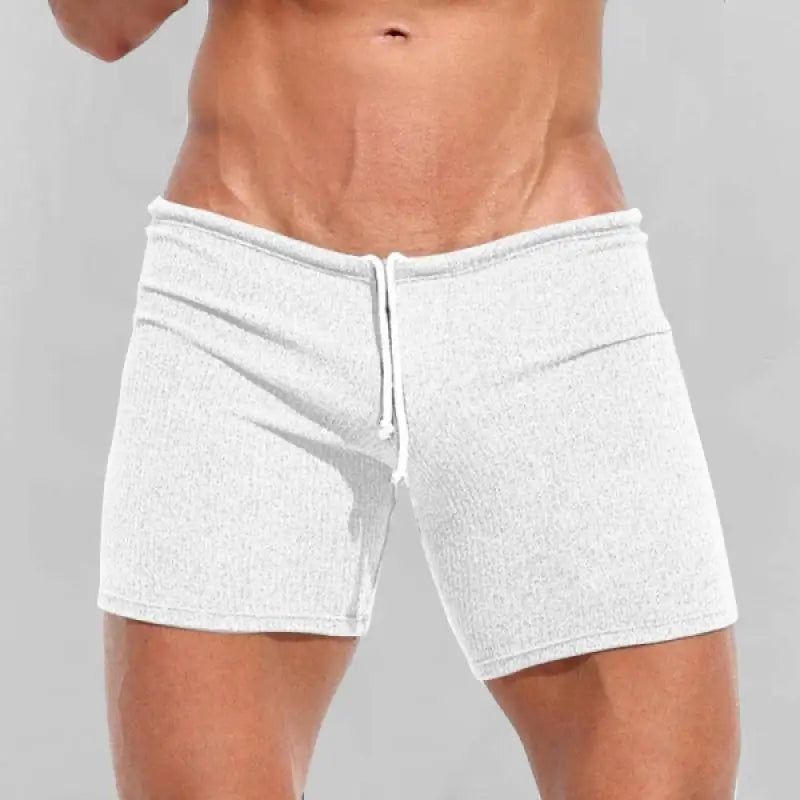 Men's Casual Shorts Breathable Drawstring Board Fitness Shorts