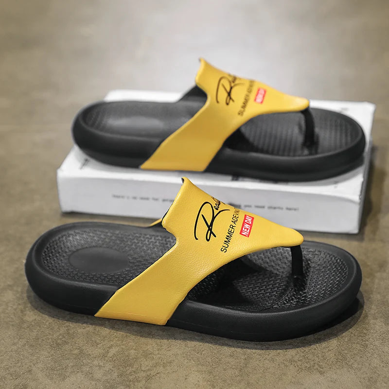 Men's  Summer Flip Flops EVA Platform Outdoor Breathable Sandals Clogs Waterproof Beach Slippers Slides