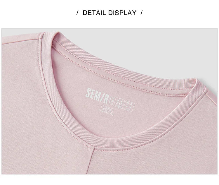 Women's Cropped Cotton T-Shirt - Split Hem Relaxed Fit Summer Top