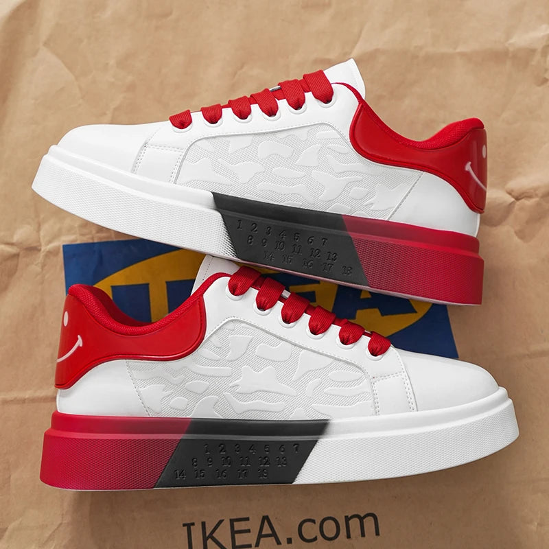 Men's Casual Platform Skateboard Tennis Sports Comfortable Vulcanized Sneakers