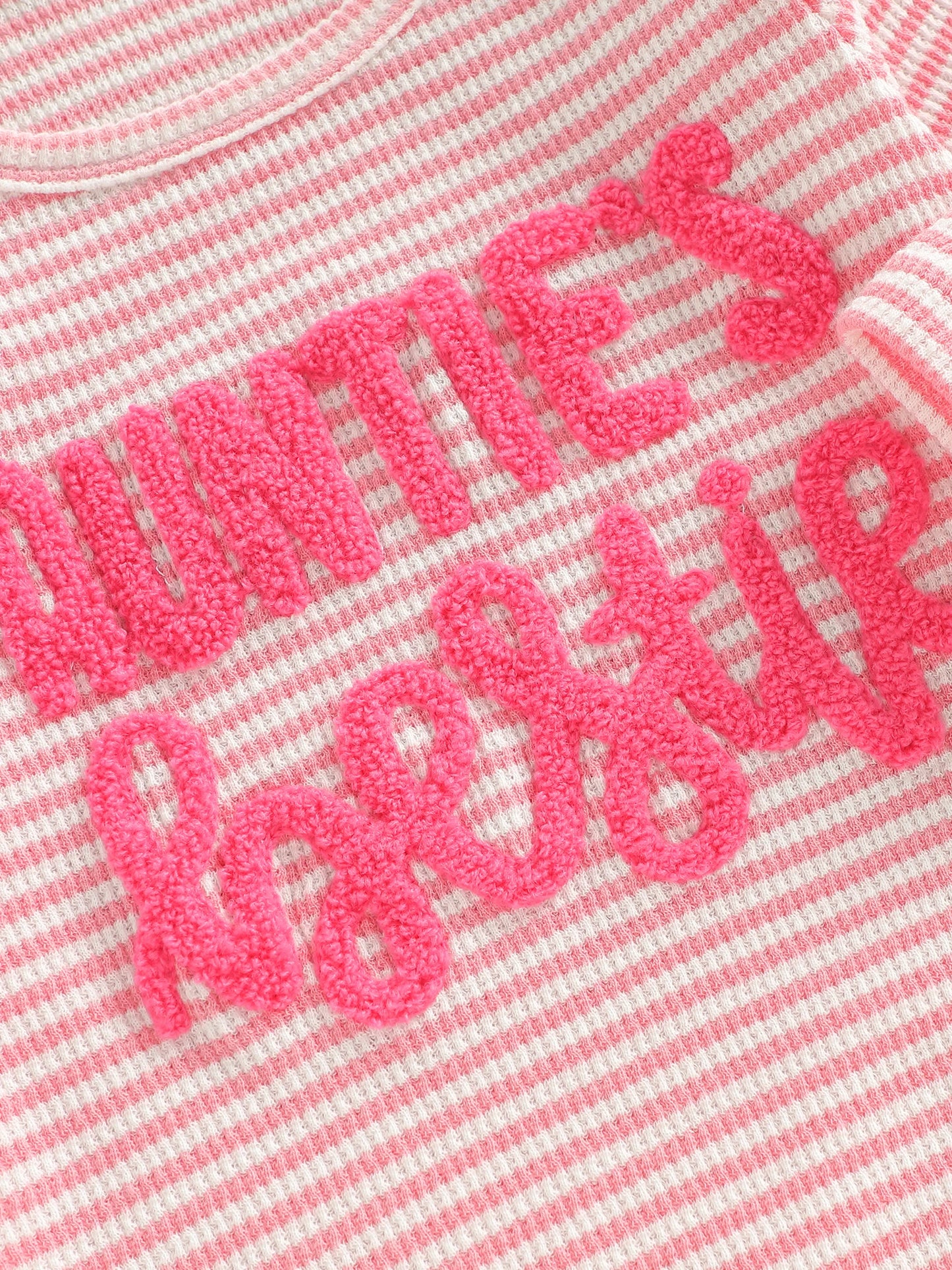 Newborn Baby Girls 3-Piece Outfit Set - Striped Romper, Pants & Headband (0-12M)