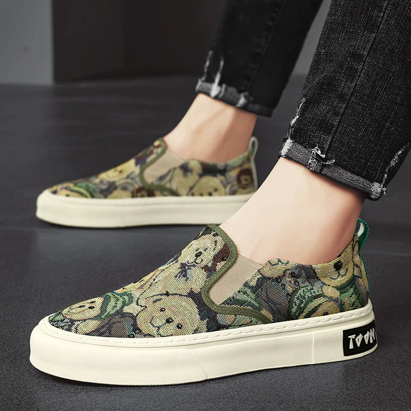 Men's Casual Slip-on Canvas Shoes