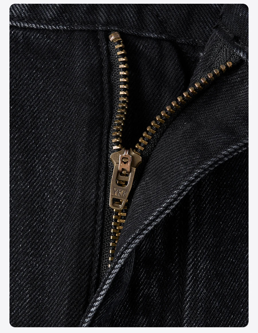 Loose Tapered Vintage Jeans - 11.5oz Cotton Denim Trousers