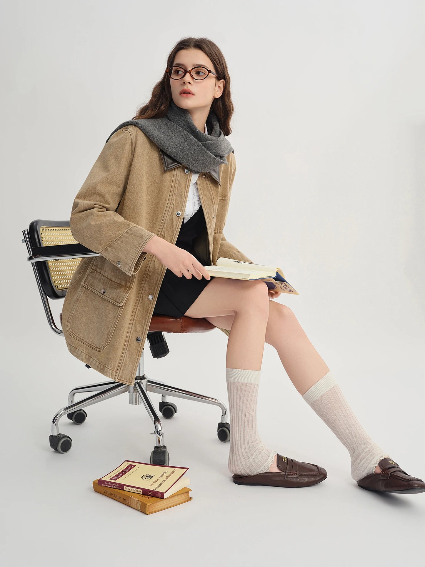 Contrast Wash Denim Jacket