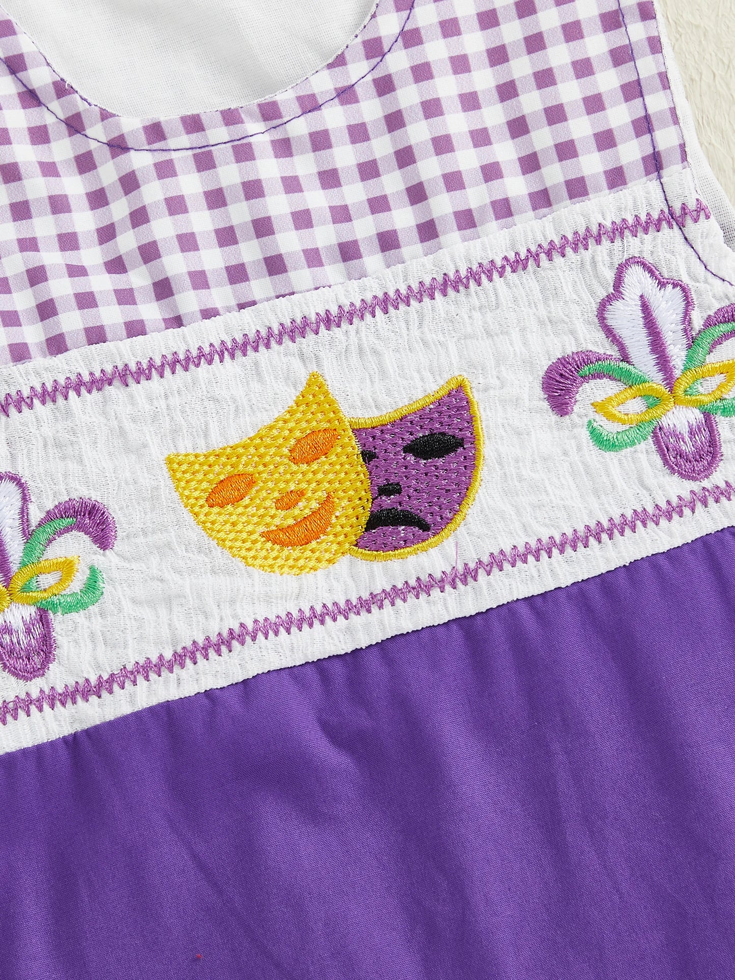 Baby Boys Romper - Embroidered Sleeveless Jumpsuit (0-18M)