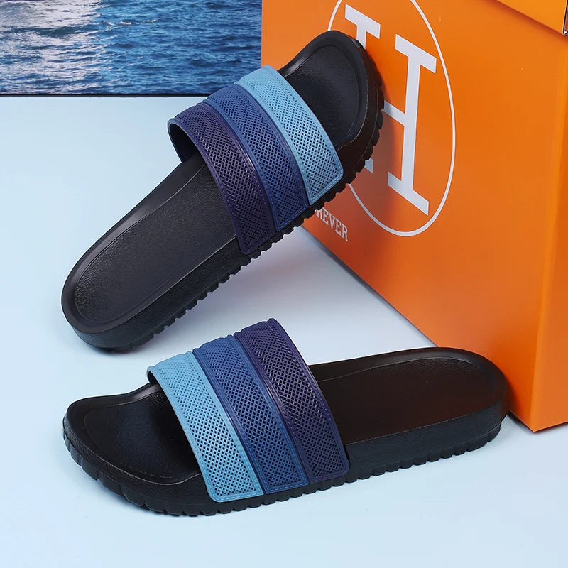 Men's Summer Gradient Design Sandals Slippers