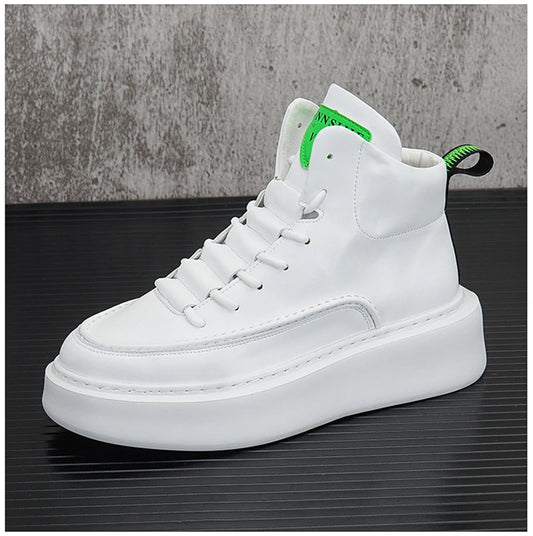 Men's Platform Ankle Boots High-top Thick Bottom Sneakers