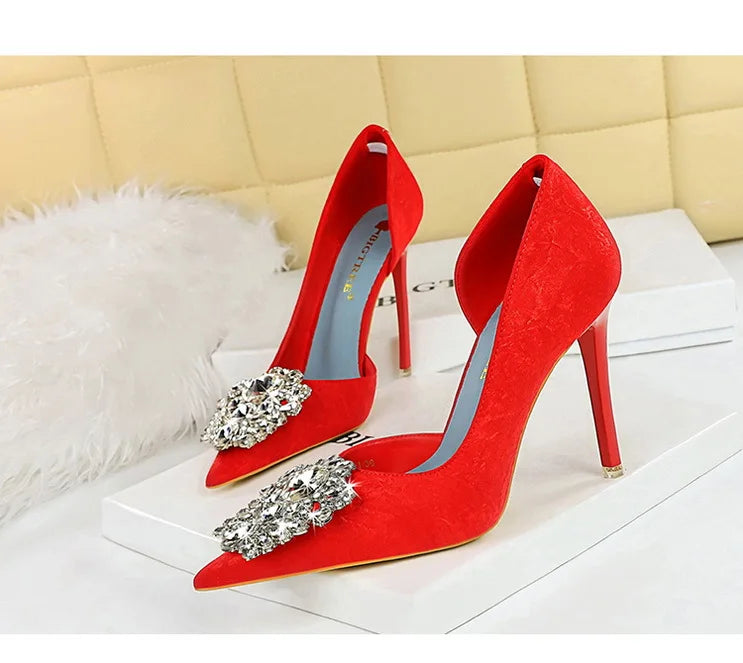 Women's  Rhinestone  Stilettos High Heels