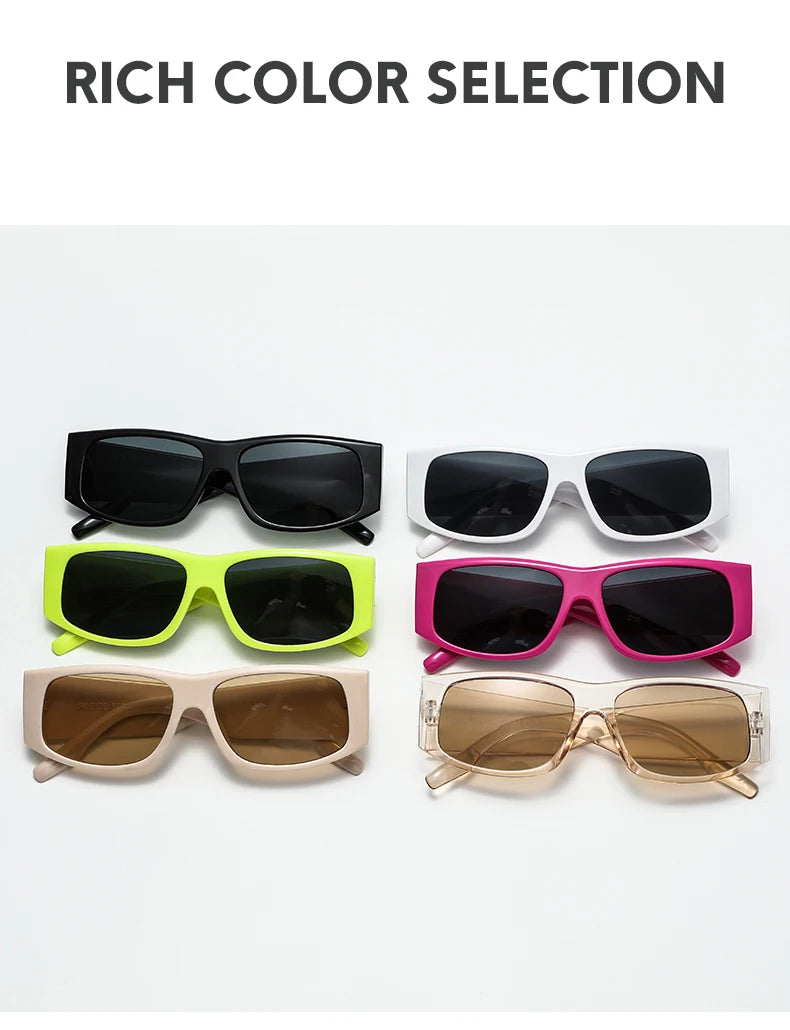 1/3pcs Women's Small Frame Square Small Rectangle Sunglasses